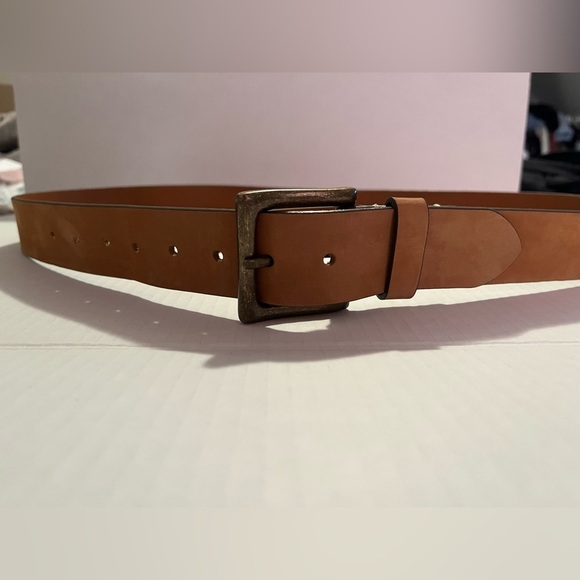 Timberland Men's Tan Leather Belt Size 46 - Picture 5 of 16